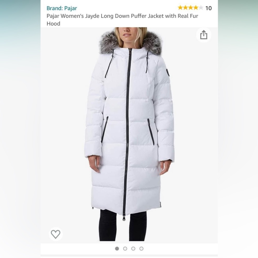 Pajar Jayde Parka White